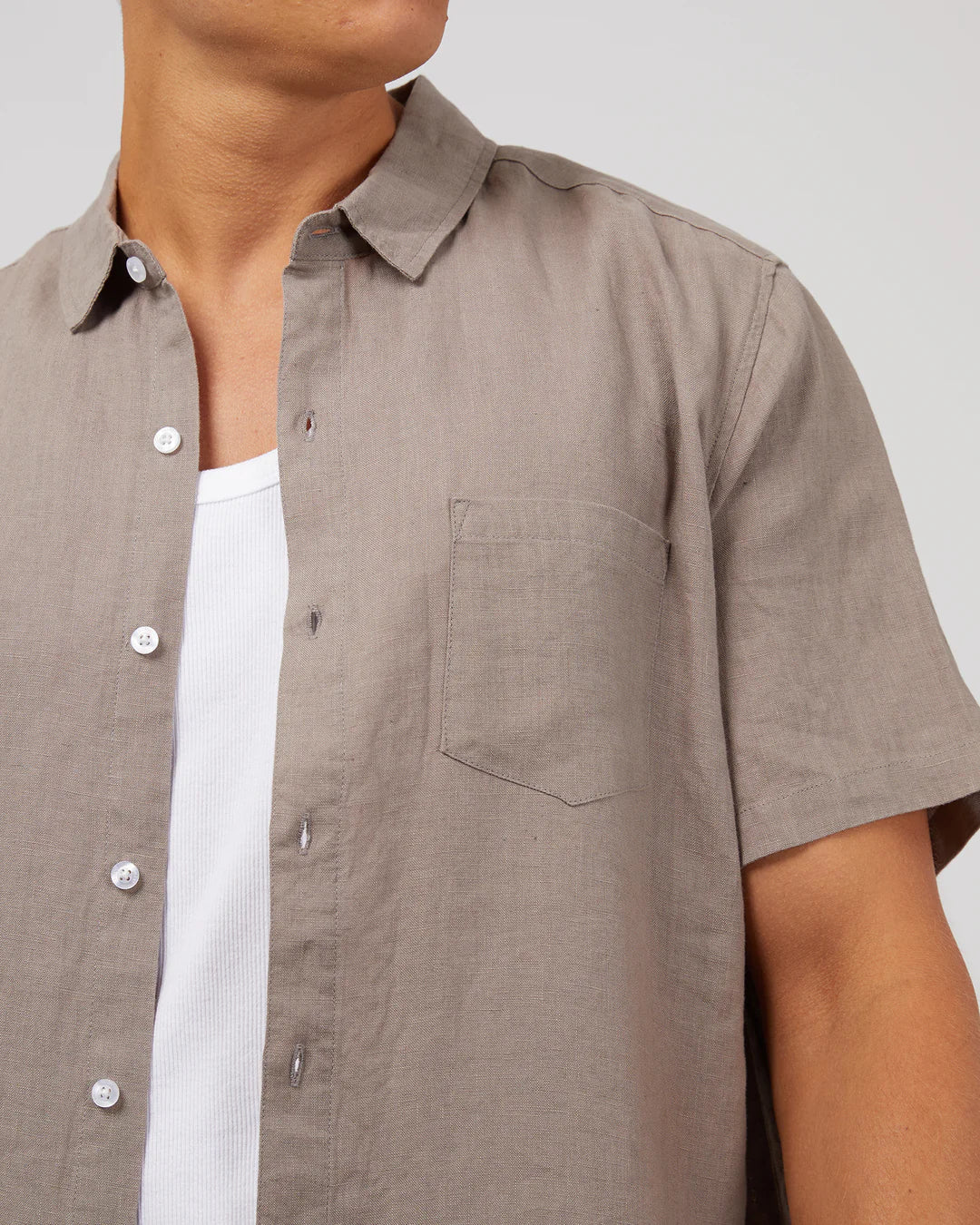 Silent Theory Linen SS Shirt