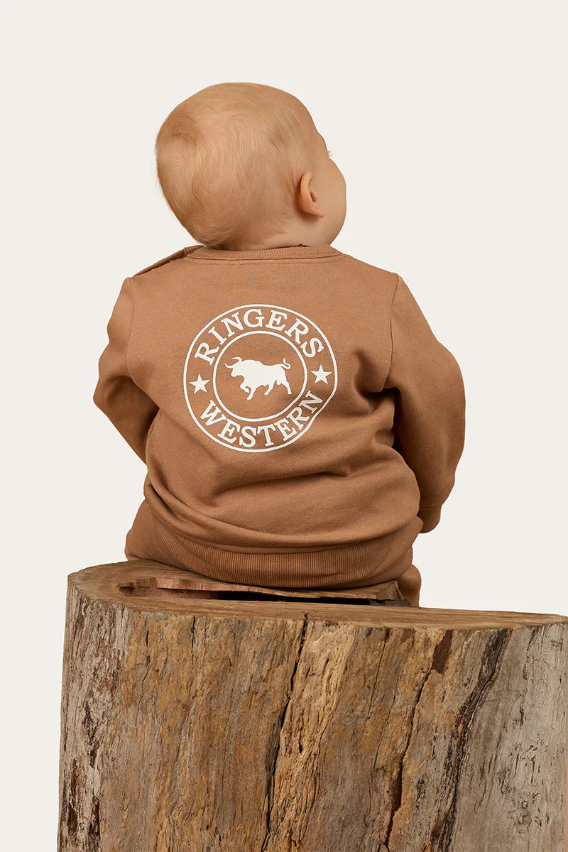 Ringers Western Mini Ringer Babies Signature Bull Fleece Pullover