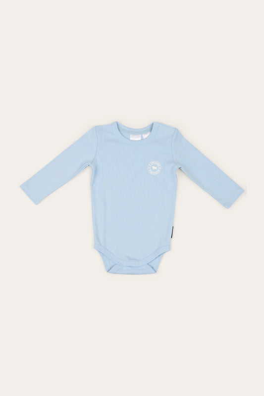 Ringers Western Lil' Rascal Babies Signature Bull LS Romper