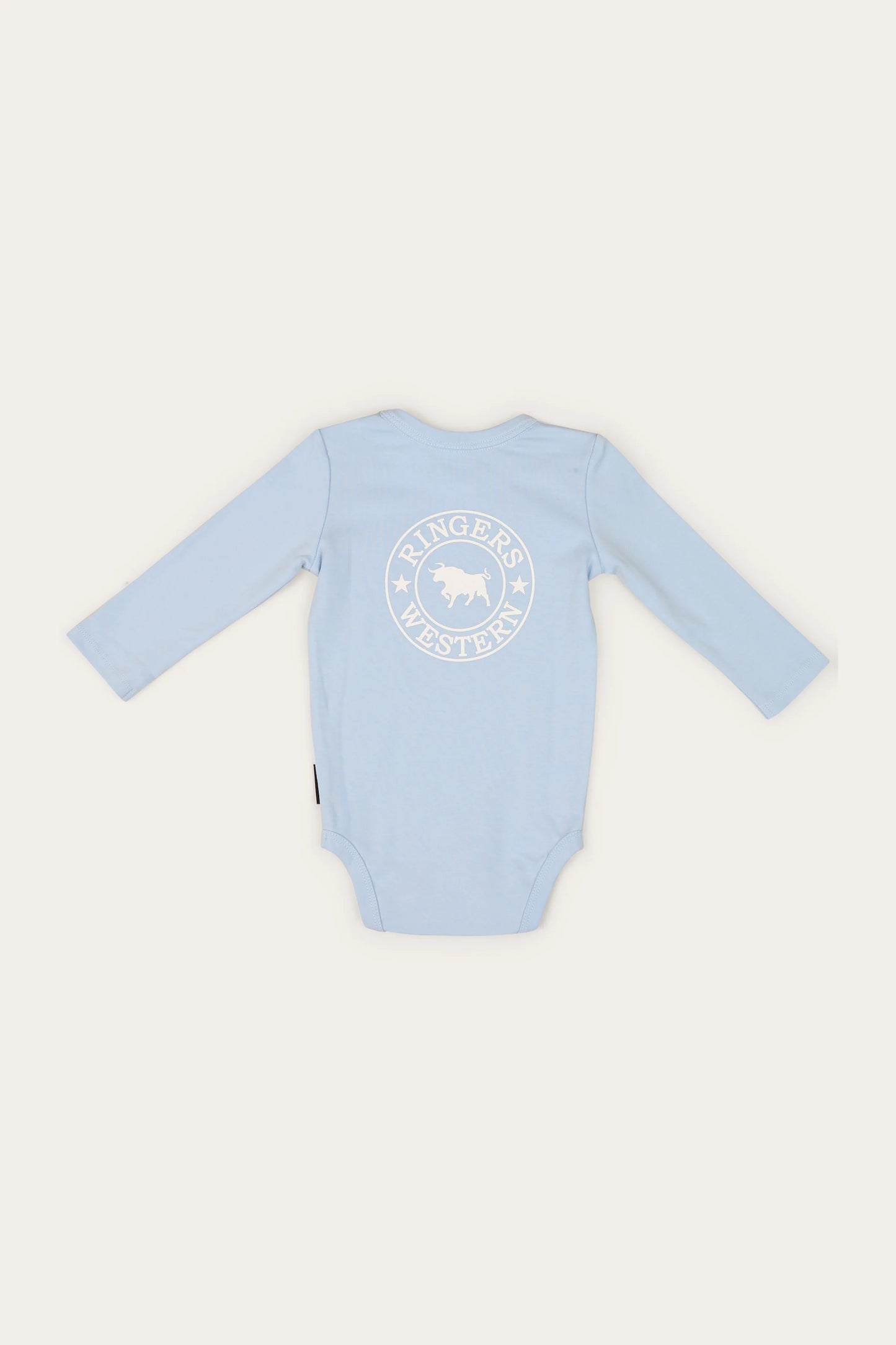 Ringers Western Lil' Rascal Babies Signature Bull LS Romper