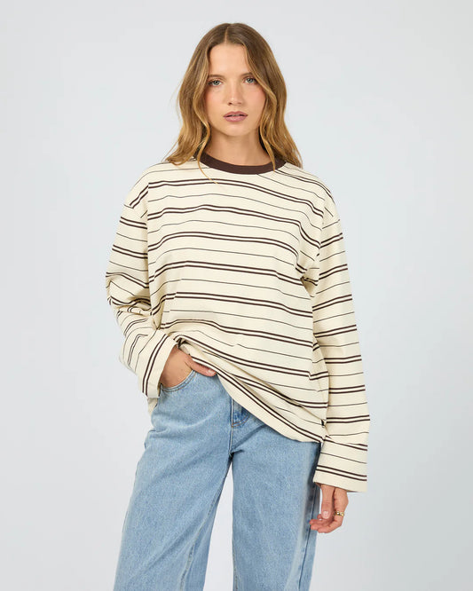 Silent Theory Stripe LS Tee