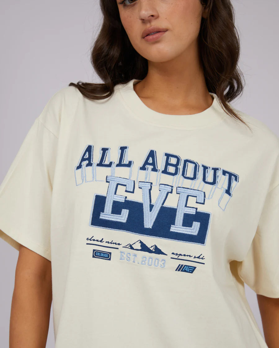 All About Eve Snow Peaks Oversized Tee