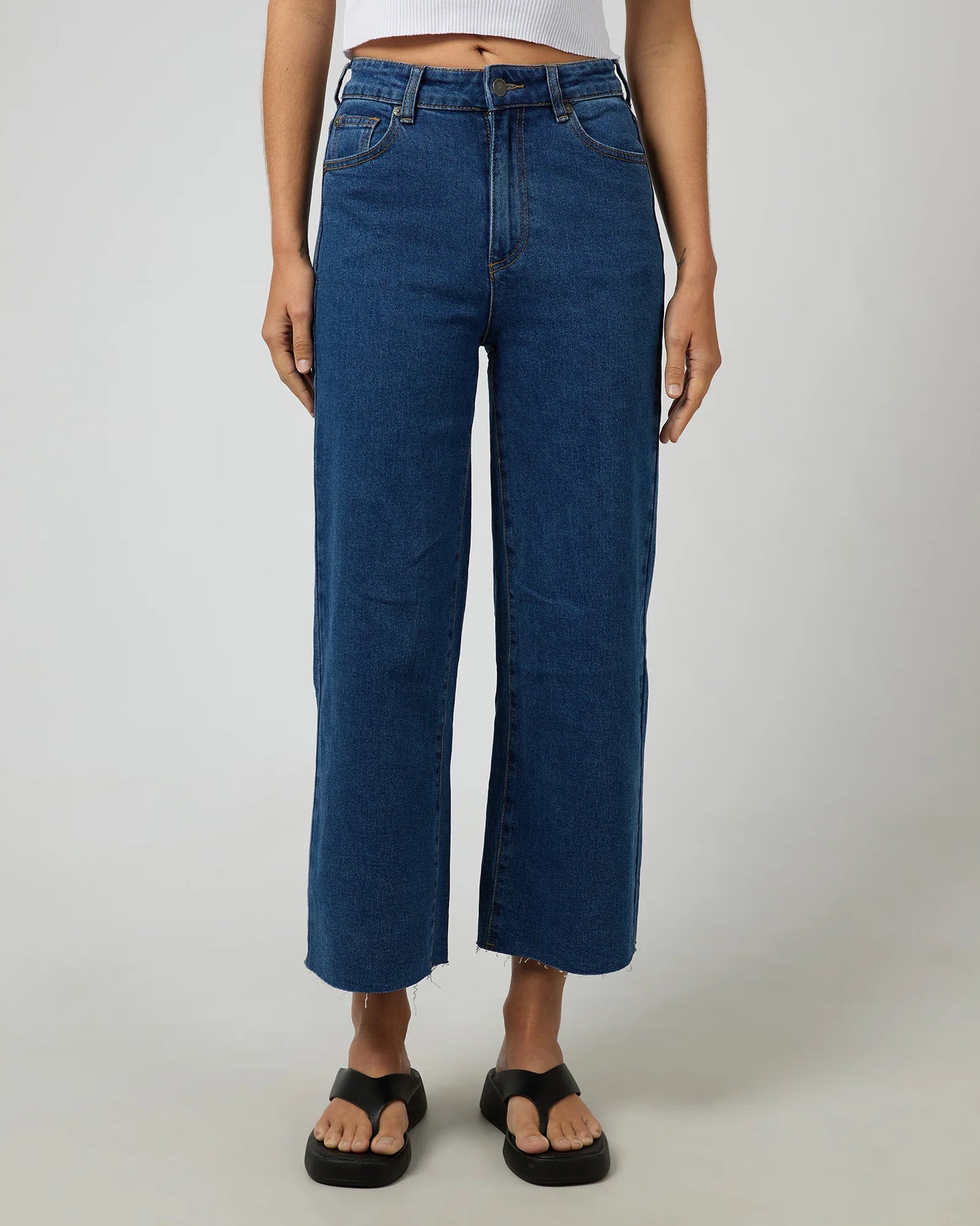 All About Eve Charlie High Rise Wide Leg Jean
