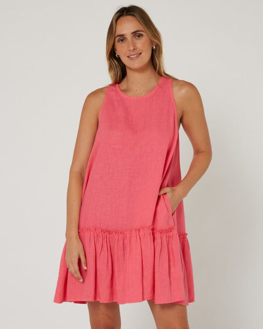 Pilbara Women's Linen Sun Dress