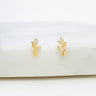 Zafino Crystal Leaf Stud