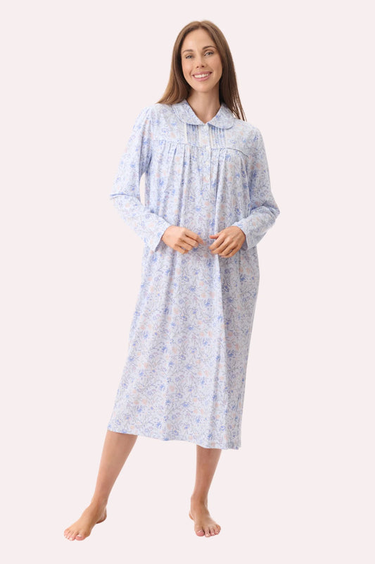 Givoni Poppy Mid Collared Nightie