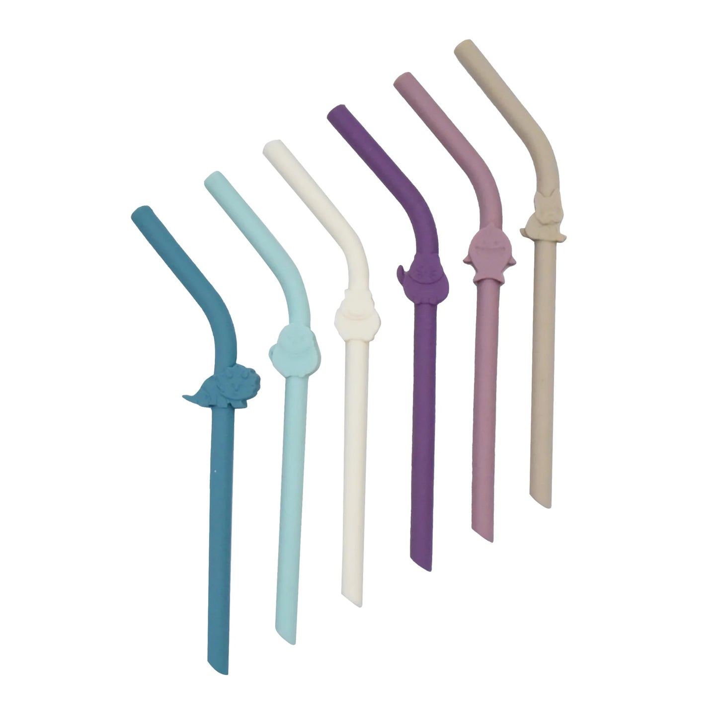 Melii Luxe Silicone Straws- 6PK