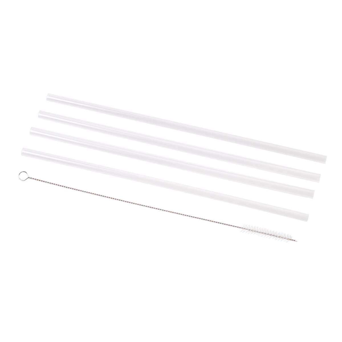 Oasis Commuter  Tumbler Straw Set w Brush 4p