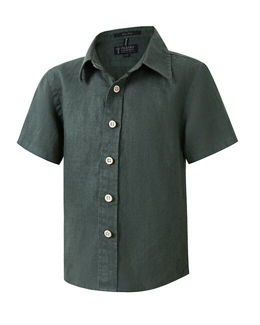 Pilbara Children's Linen S/S Shirt