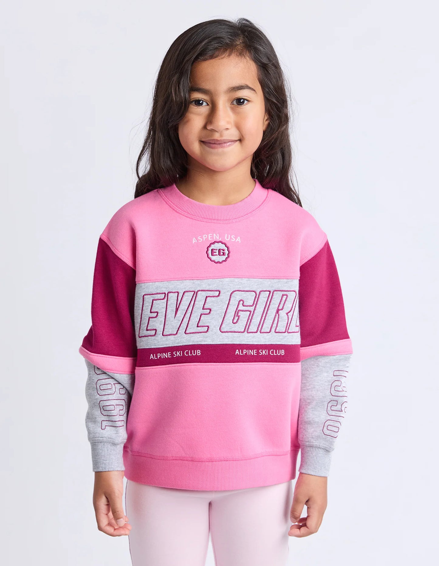 Eve Girl Alpine Panelled Crew