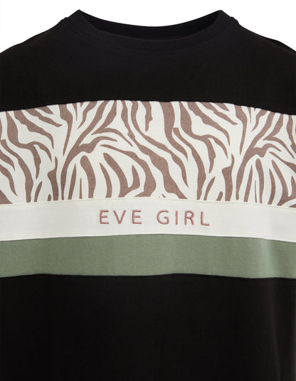 Eve Girl Savannah Panel Tee Dress