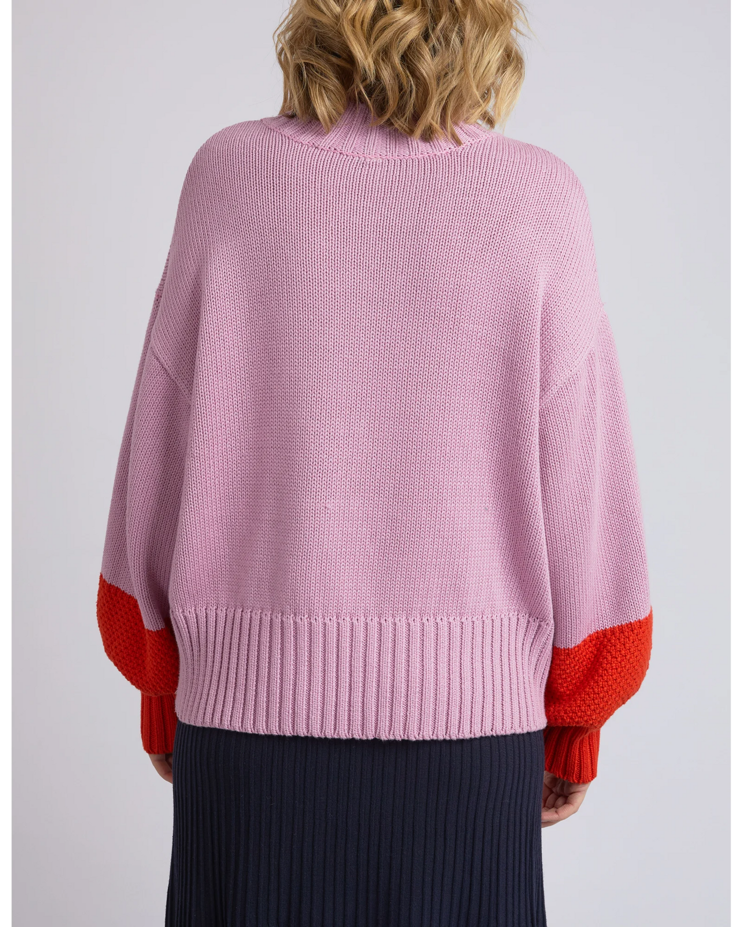 Elm Louie Mock Neck Knit