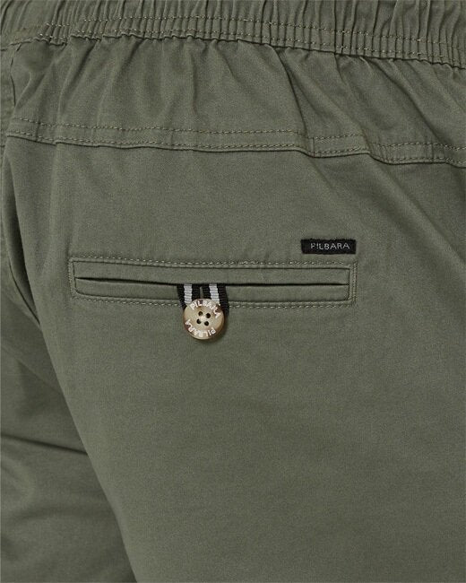 Pilbara Men's Cotton Stretch Walk Short