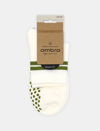 Ambra Grip Crew Sock