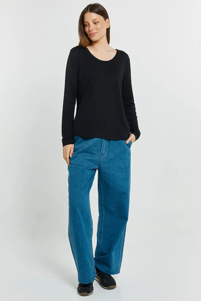 Betty Basics Westin Blended Wool LS Tee