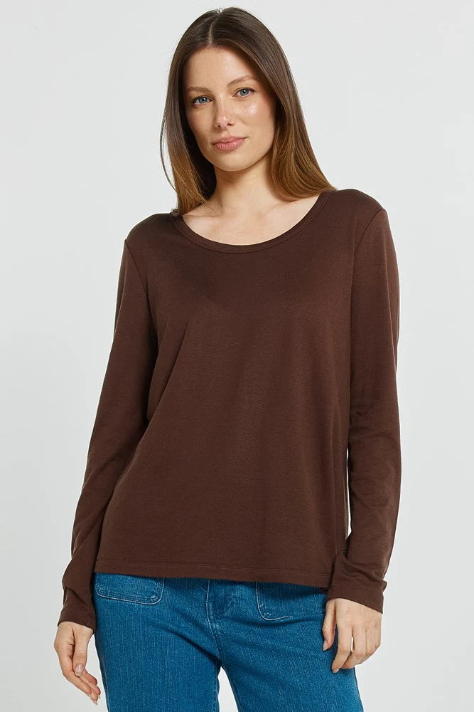 Betty Basics Westin Blended Wool LS Tee