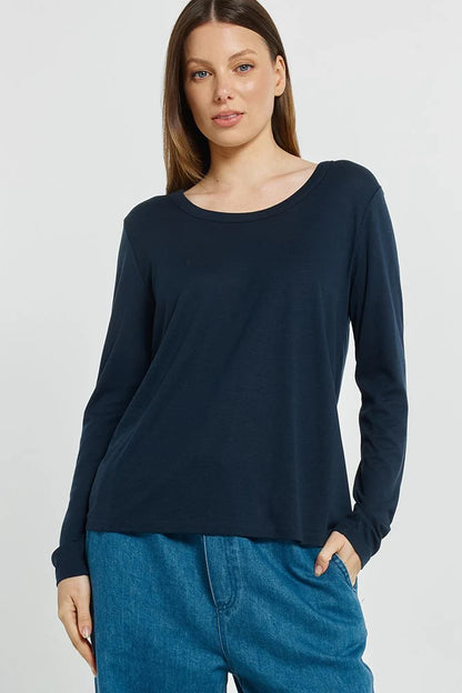 Betty Basics Westin Blended Wool LS Tee