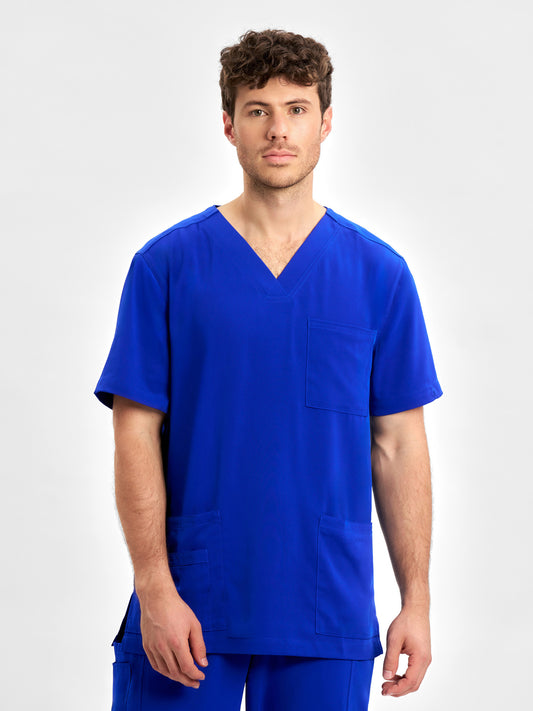 Biz Mens Avery Scrub Top