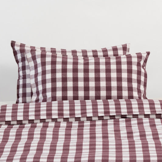 Canningvale CoziCotton Gingham Quilt Cover Set