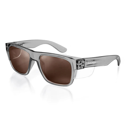SafeStyle Fusions Graphite Frame/Brown Polarised Lens