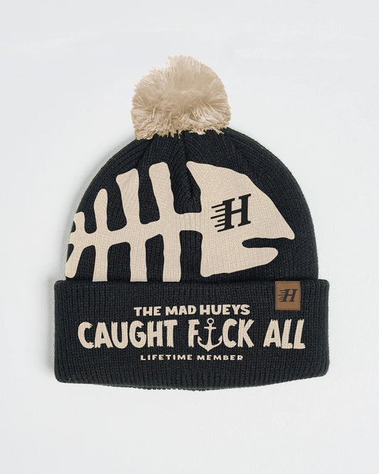 Mad Hueys Caught FK All Jaw Relaxed Beanie