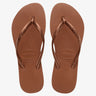 Havaianas Ladies Slim Metallic Thongs