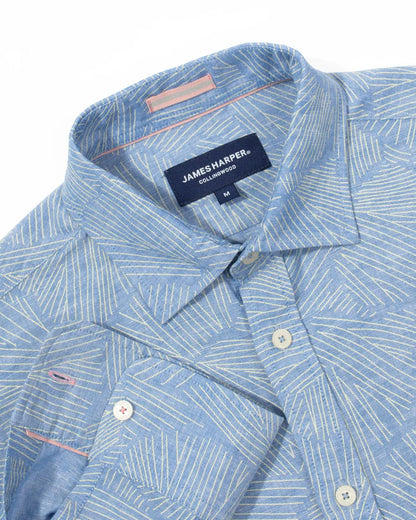 James Harper Blue Lines  Shirt