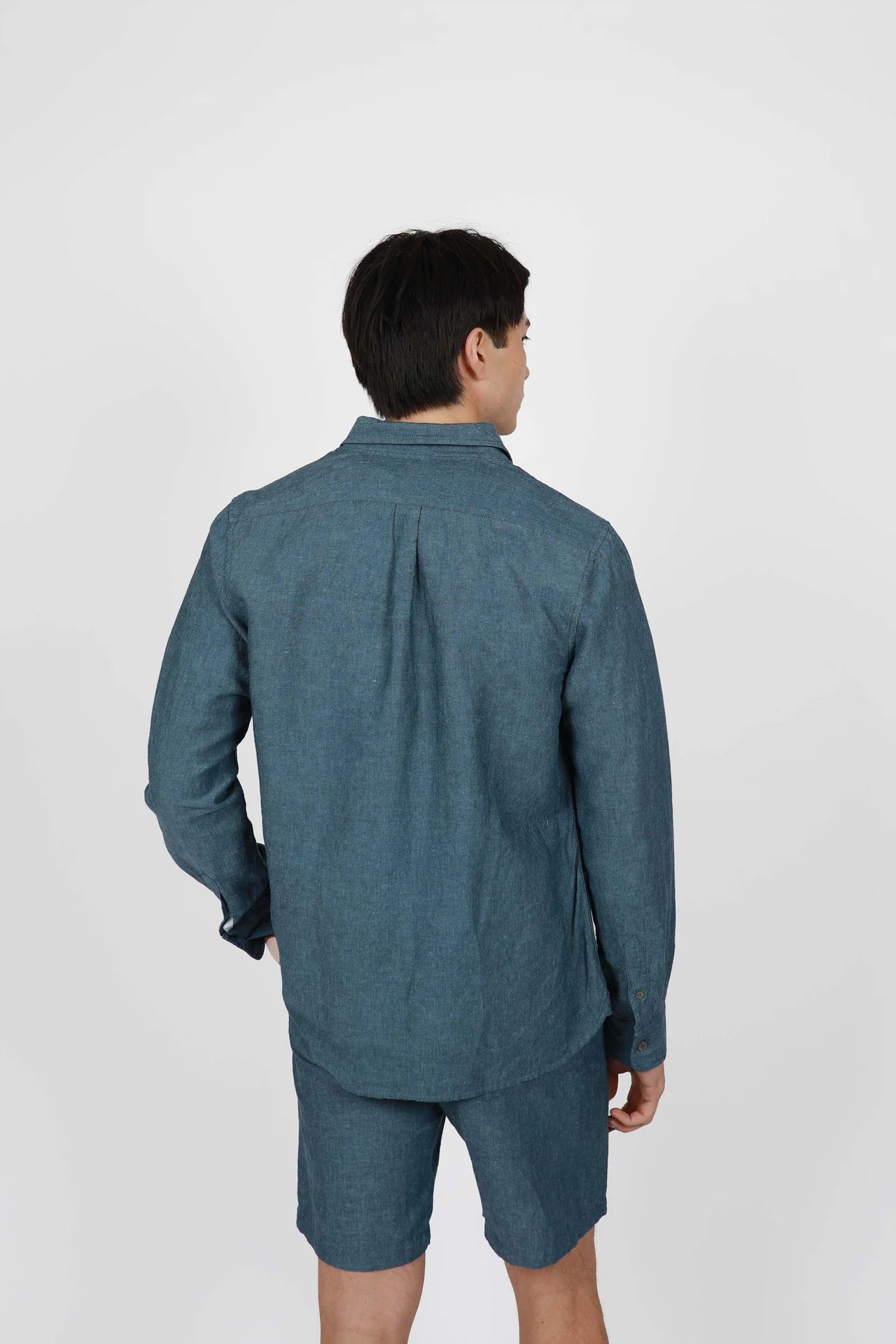 James Harper Benji L/S Linen Shirt