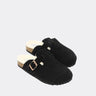 Human Lego Suede Slide