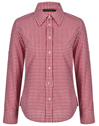 Winning Spirit Gingham Check L/S Shirt