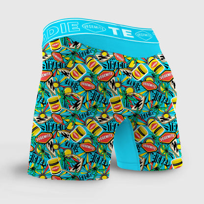 Tradie Mens Bamboo No Chafe Mid Leg Boxer Brief