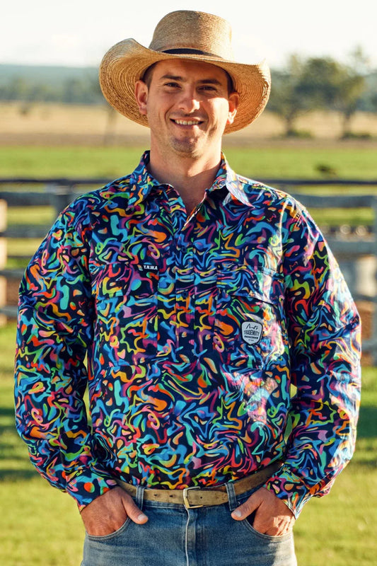 TradeMutt Men's Pearler H/O L/S Workshirt