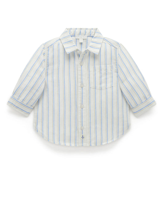 Purebaby Linen Blend  L/S ShirT