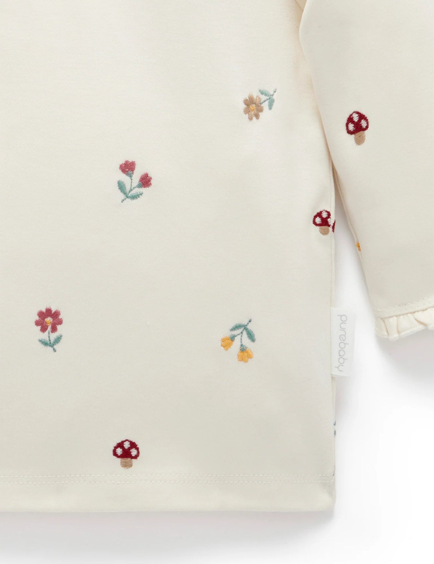 Purebaby Broderie Layering Top