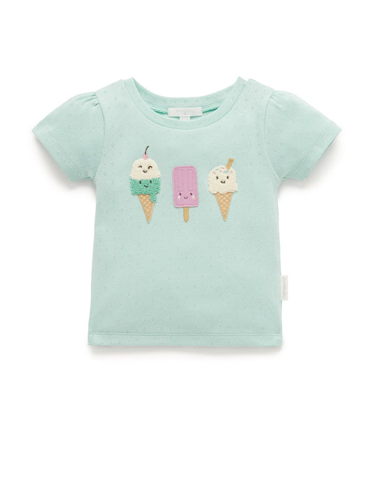 Purebaby Gelati Pointelle Tee