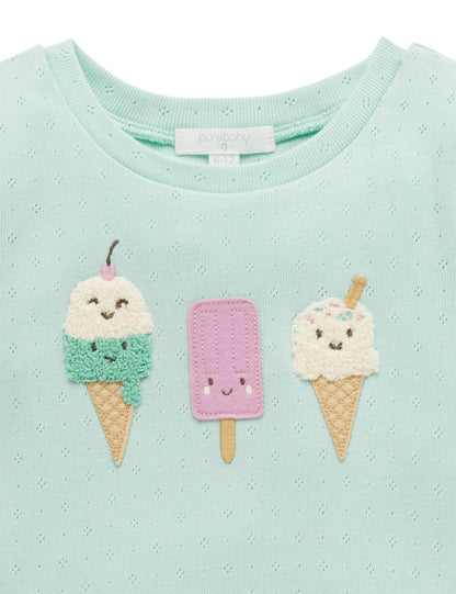 Purebaby Gelati Pointelle Tee