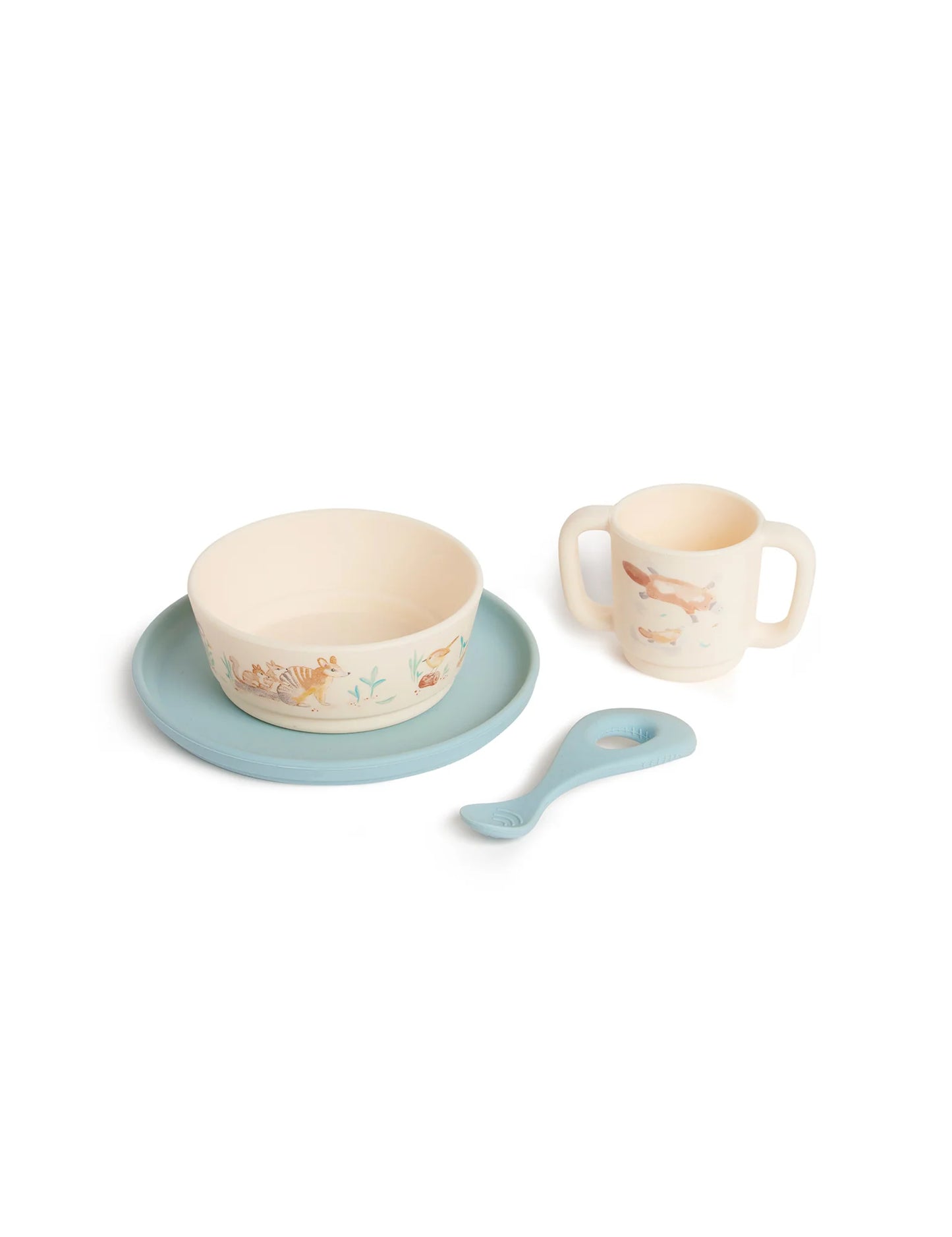 Purebaby Silicone Feeding Set
