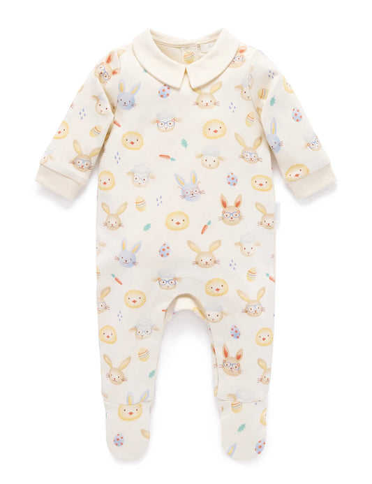 Purebaby Hoppity Thick Growsuit