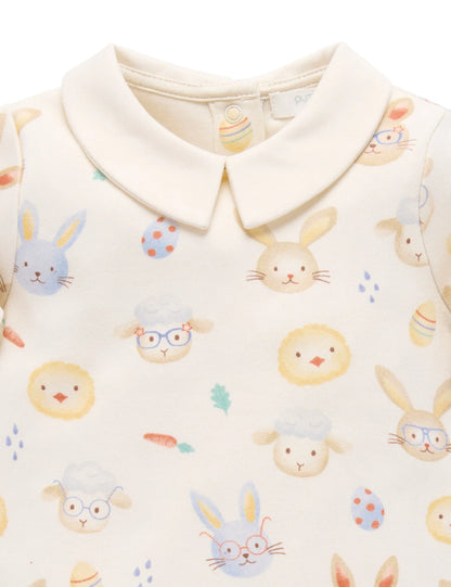 Purebaby Hoppity Thick Growsuit