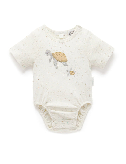 Purebaby Appliqued Bodysuit