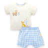Purebaby Gingham Short & Tee Set