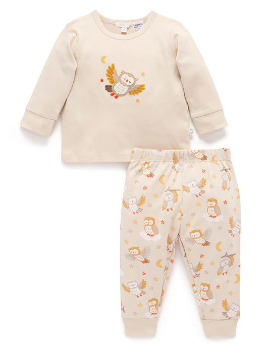 Purebaby Owl Dreams Thick PJ Set