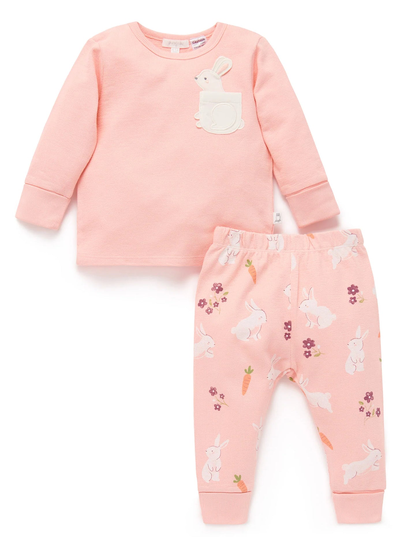 Purebaby Novelty Textured PJ Set