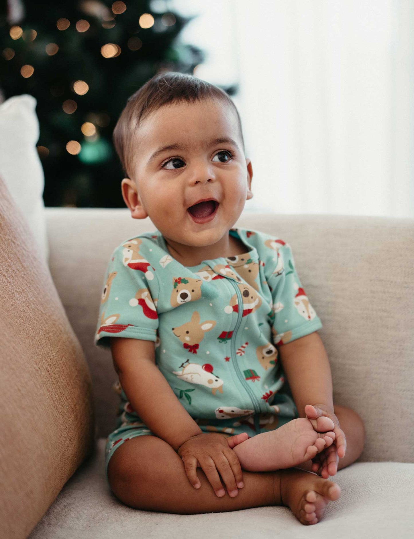 Purebaby SS Zip Growsuit