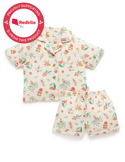 Purebaby Short Crinkle PJ Set