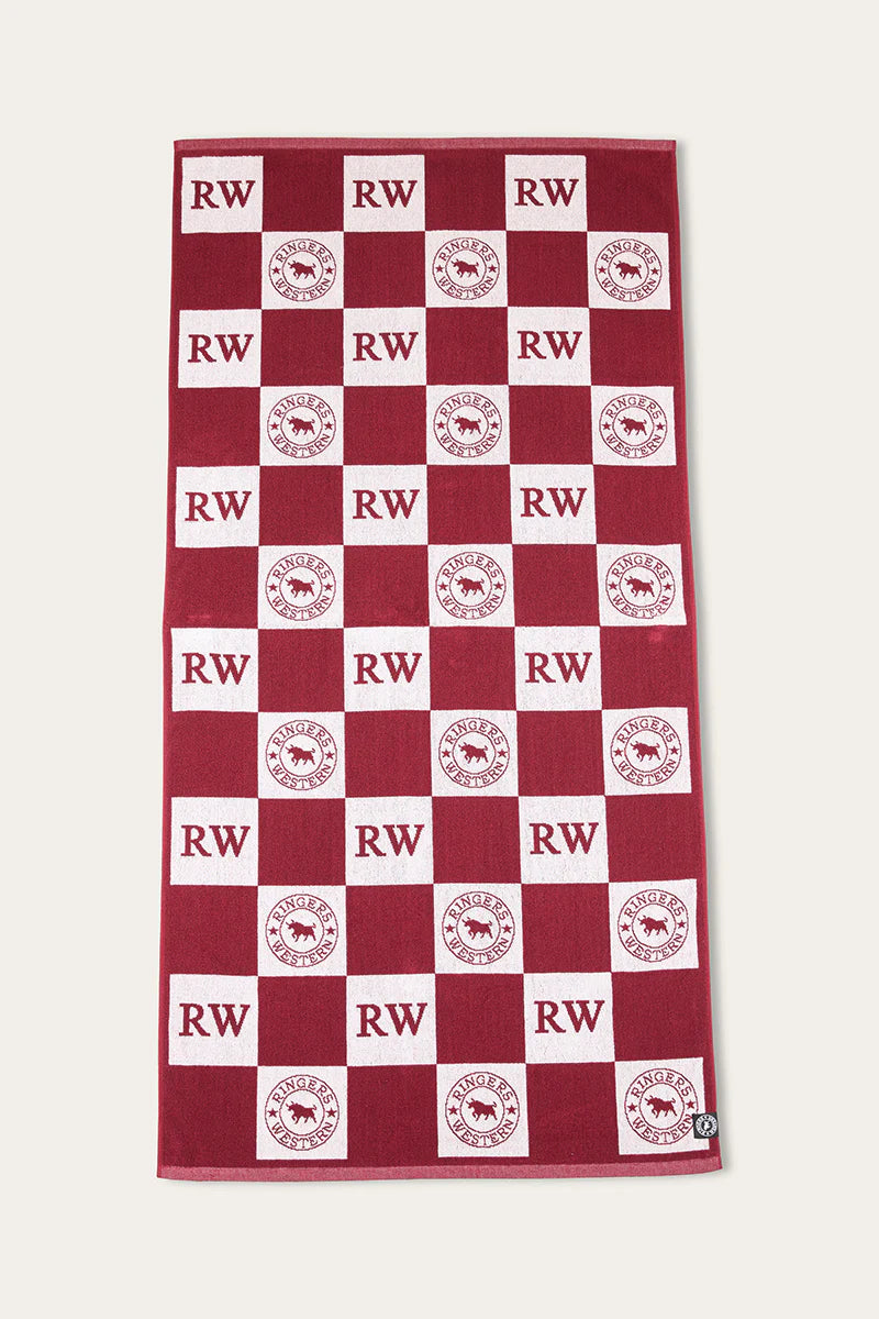 Ringers Western Check Cotton Jacquard Towel
