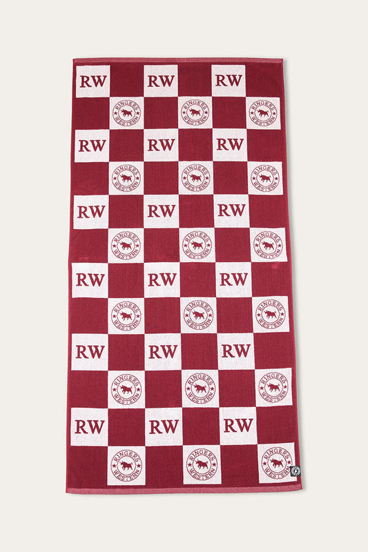 Ringers Western Check Cotton Jacquard Towel
