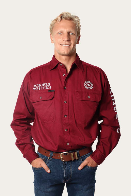 Ringers Western Hawkeye Mens Full Button Work Shirt