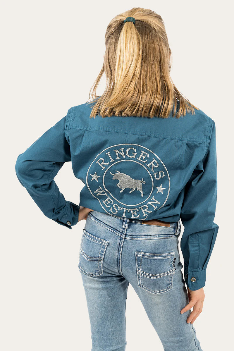 Ringers Western Jackaroo Kids Full Button Work Shirt