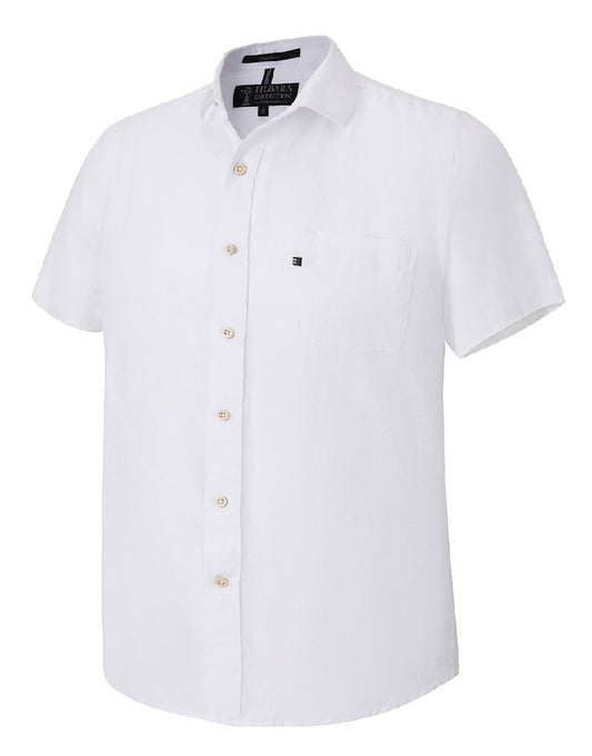 Pilbara Mens Linen S/S Shirt